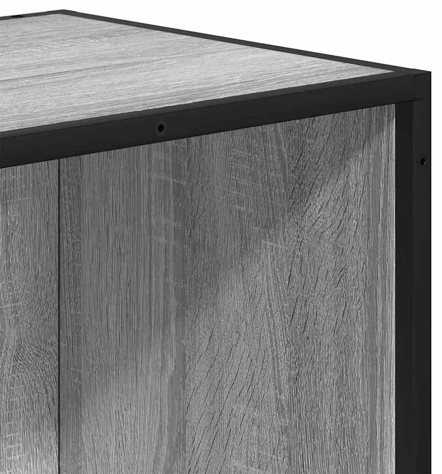 Estante 97,5x33x107,5 cm derivados madeira/metal cinza sonoma