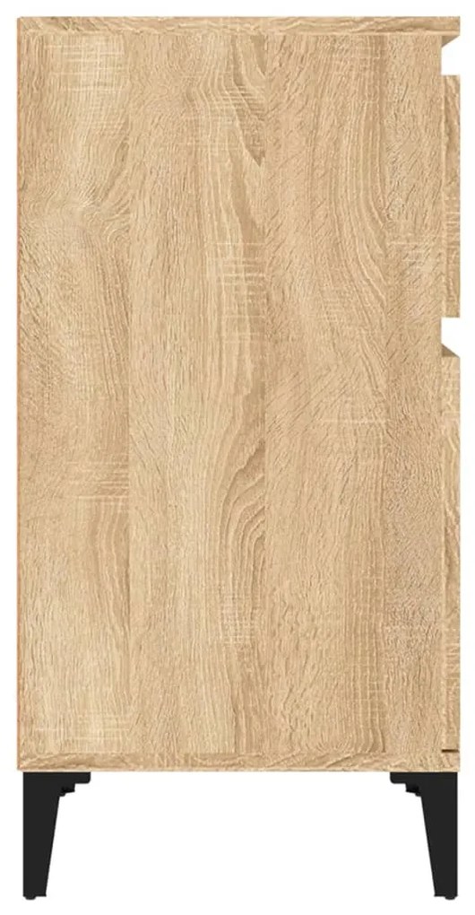 Mesas de cabeceira 2 pcs 40x35x70 cm cor carvalho sonoma