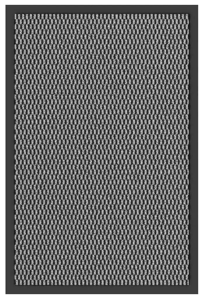 vidaXL Tapete de porta 40x60 cm antracite