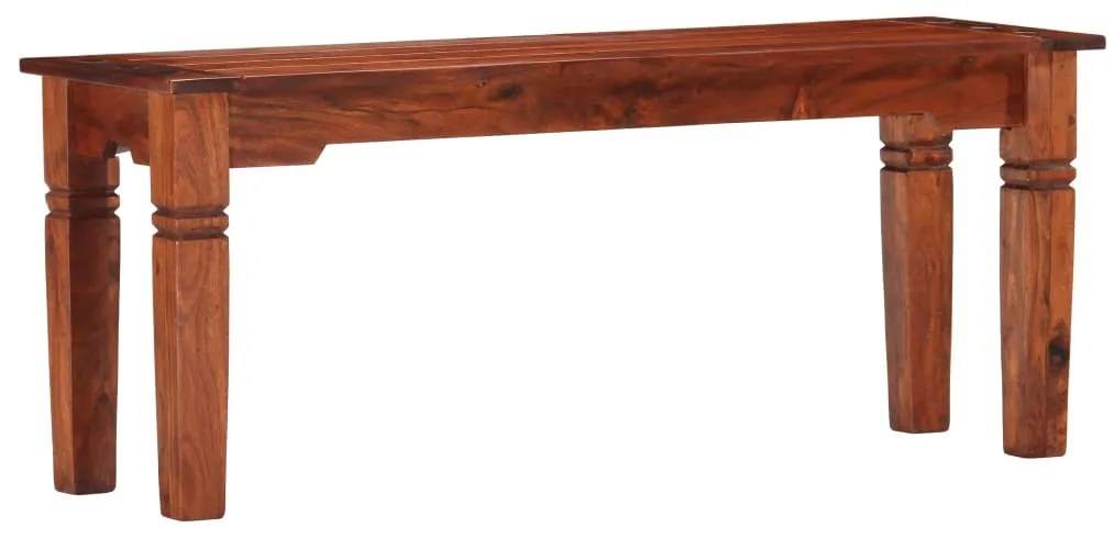 vidaXL Banco 110 cm madeira de acácia maciça