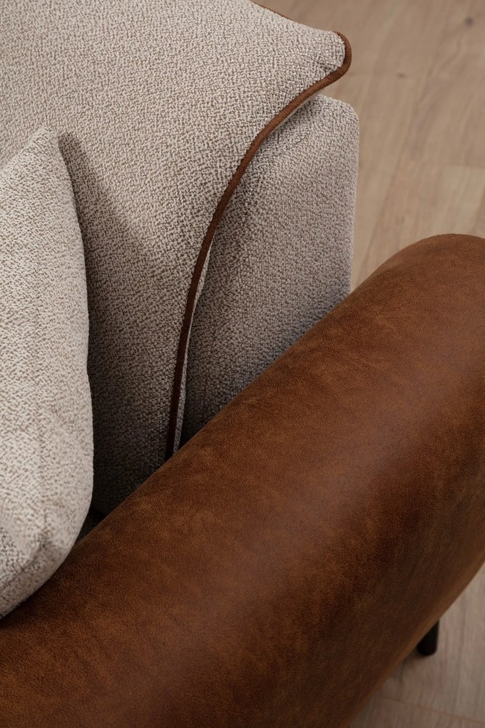 ****  
Sofá-Cama de 3 Lugares Aren – Bege – 215x85x85 cm

**