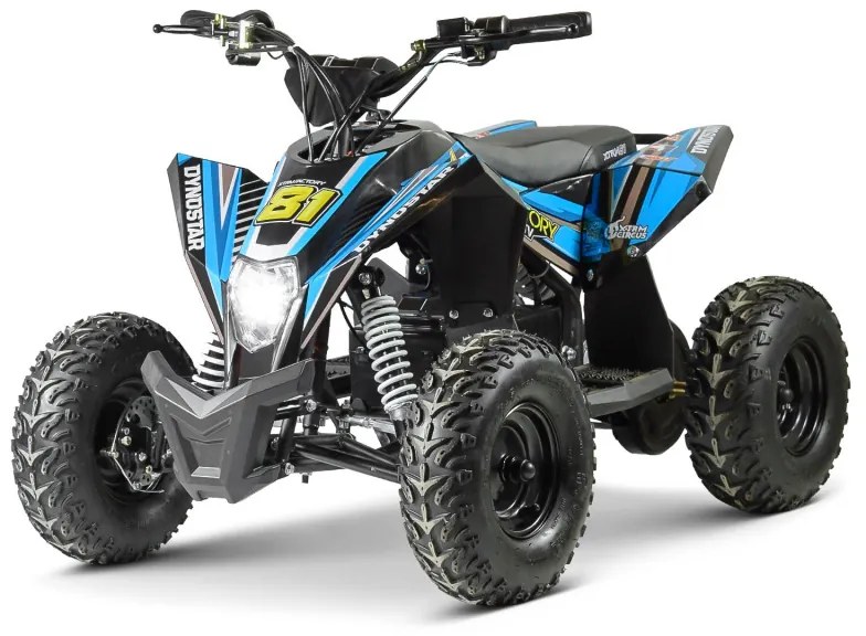 MOTO 4 ELÉCTRICA CRIANÇAS DYNOSTAR 1300W LITIO BLACK EDITION AZUL