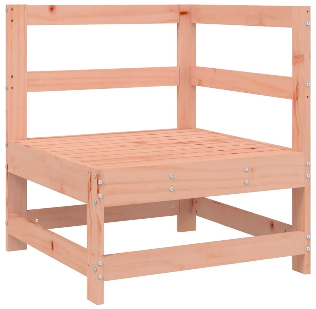 6 pcs conjunto lounge de jardim madeira de douglas maciça