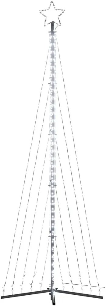 LED Árvore de Natal 495 LEDs Branco Frio 300,5 cm