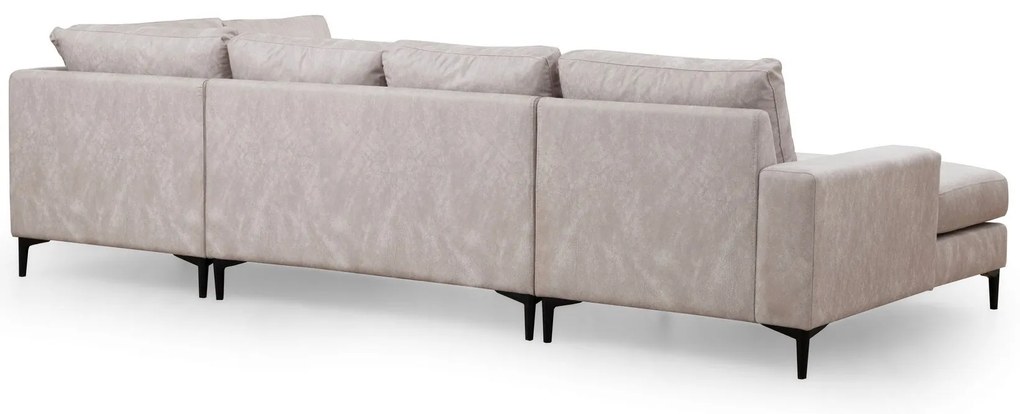 Sofá de Canto Porto Corner – Bege – 155 cm x 314 cm x 200 cm