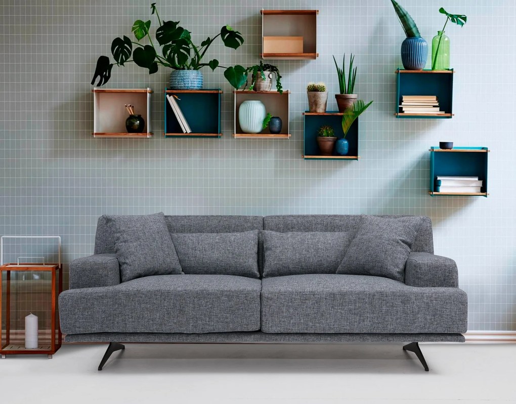Sofá de 2 Lugares Bentley – Cinzento – 200 cm x 110 cm x 80 cm