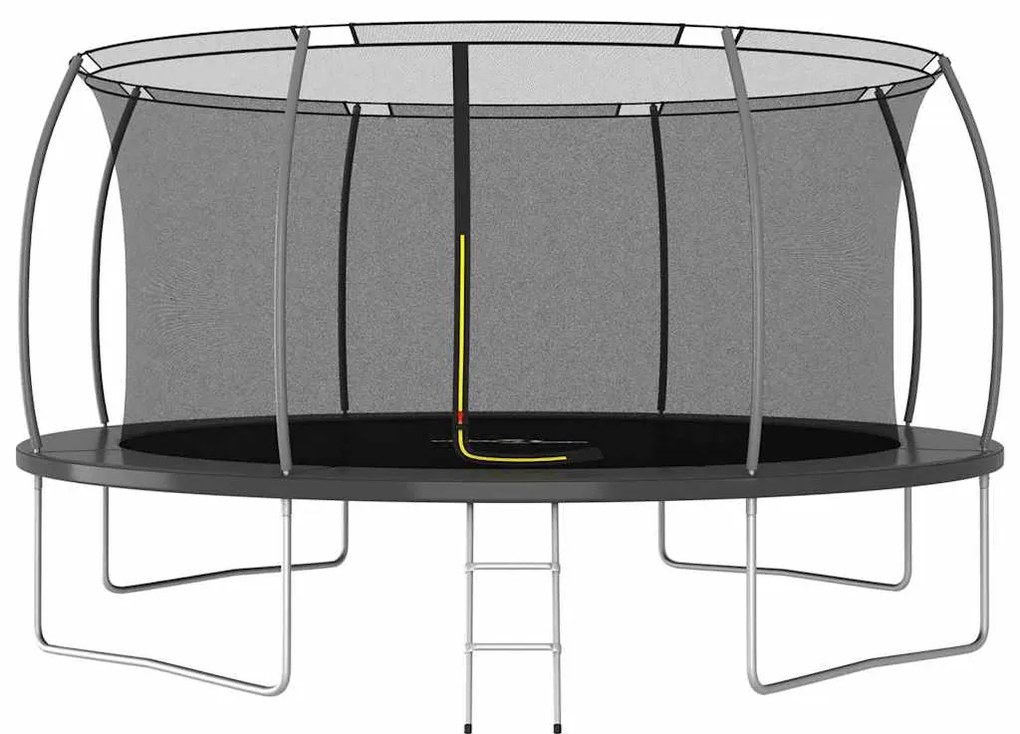 Conjunto de trampolim redondo 460x80 cm 150 kg