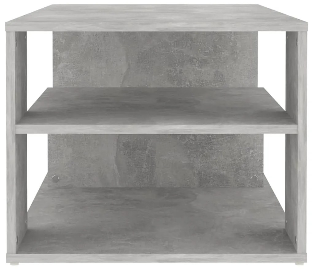 Mesa de centro 100x50x40 cm derivados madeira cinzento cimento
