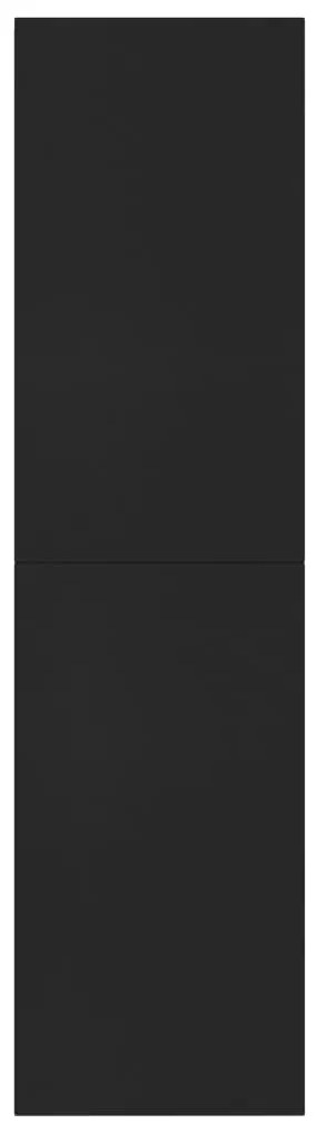Estante/divisória 155x24x160 cm derivados de madeira preto