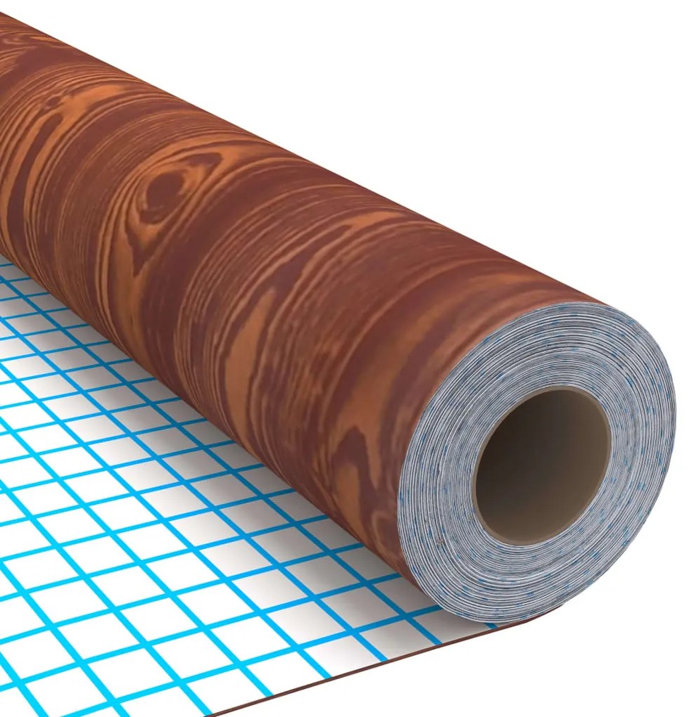 Autocolante para móveis 500x90 cm PVC cor madeira de acácia