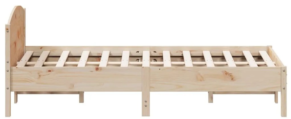 Cama sem colchão 160x200 cm madeira de pinho maciça