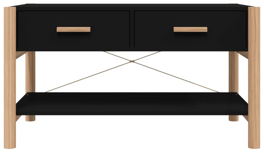 Mesa de centro 82x48x45 cm derivados de madeira preto