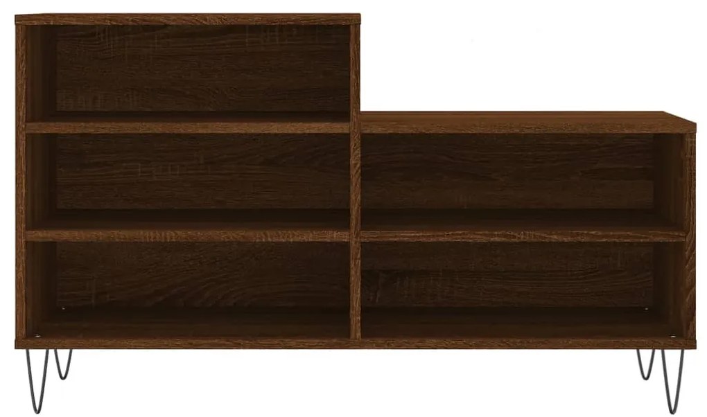 Sapateira 102x36x60 cm derivados de madeira carvalho castanho