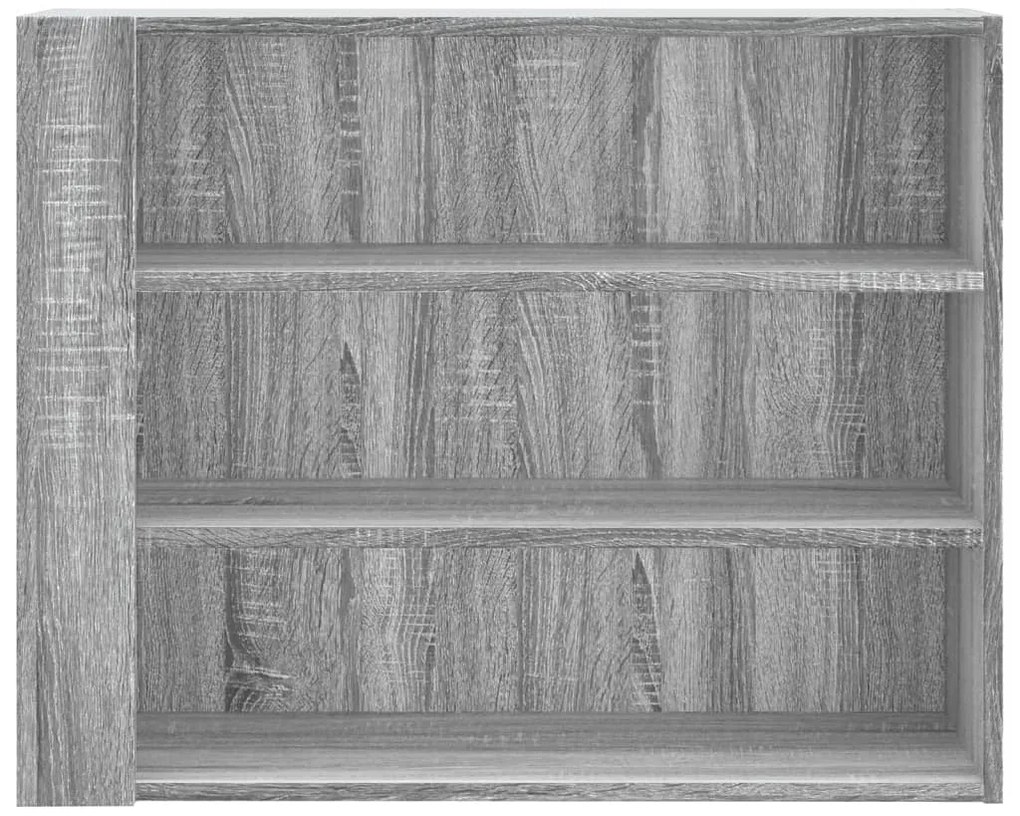 Armário parede 75x35x60 cm derivados de madeira cinzento sonoma