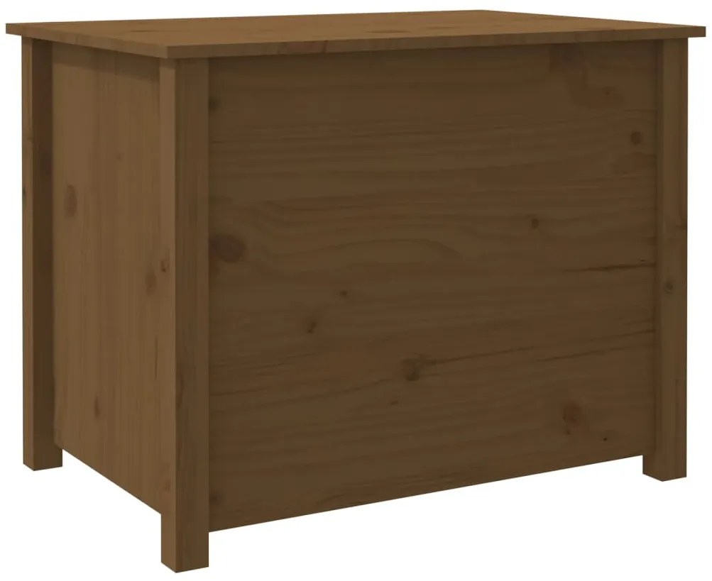 Mesa de centro 71x49x55 cm pinho maciço castanho mel