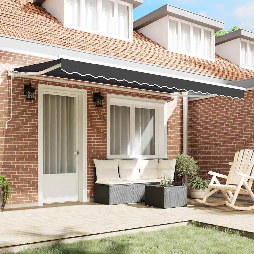 Tecido de substituição para toldo para estrutura de 4x2 m Antracite