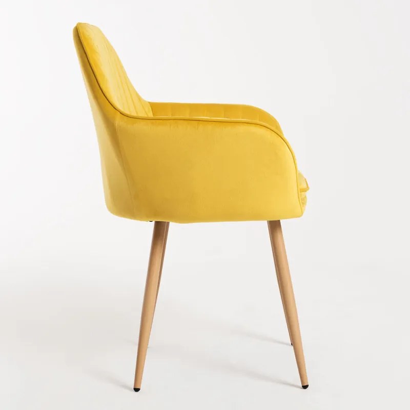 Pack 6 Cadeiras Chic - Amarelo