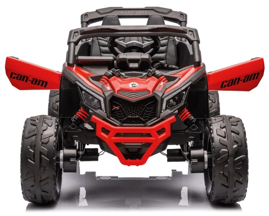 Buggy ELÉTRICO INFANTIL Can AM Maverick Mini UTV 24V 4x4 MP4 Vermelho