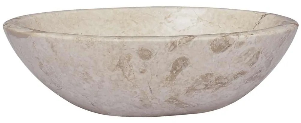 Lavatório 53x40x15 mármore cor creme