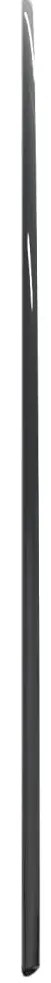 Placa de vidro semicircular para lareira 1200x600 mm