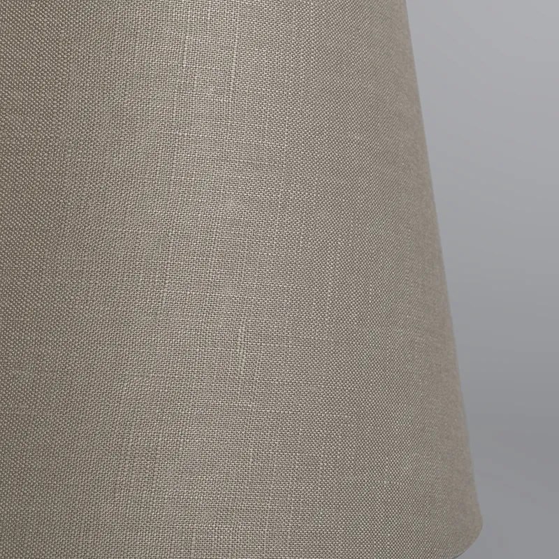Abajur de linho Taupe 25/16
