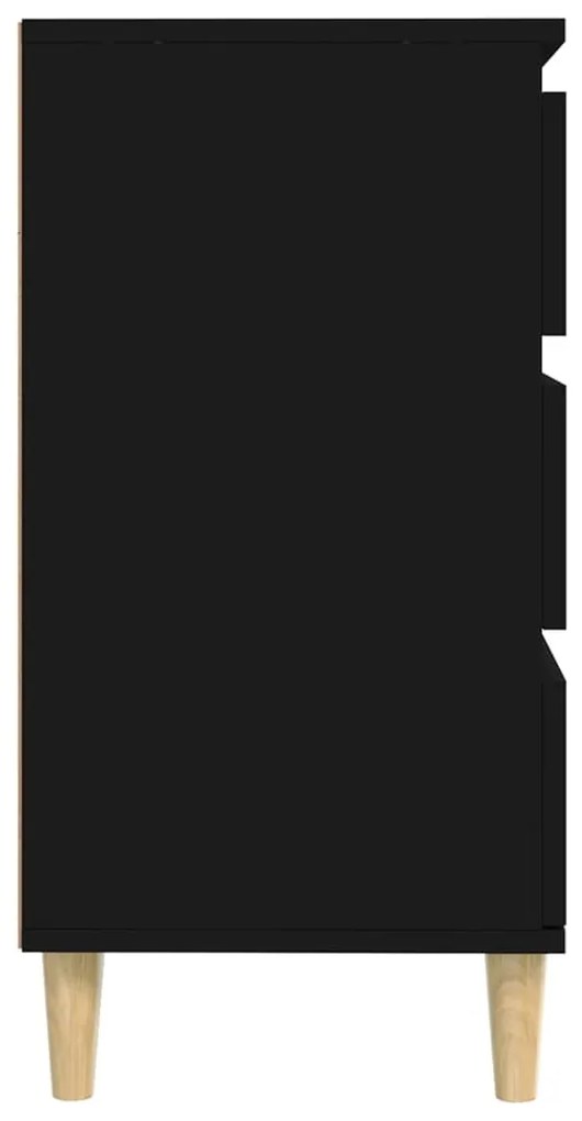 Aparador 60x35x70 cm derivados de madeira preto