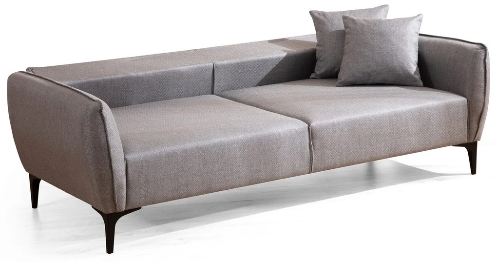 Sofá de 3 Lugares Belissimo – Cinzento – 220x67x95 cm