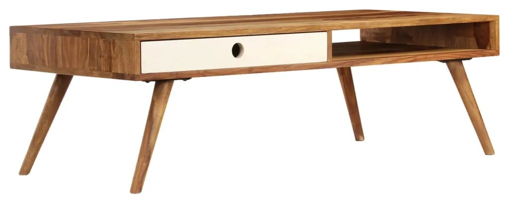 Mesa de centro 110x50x35 cm madeira de acácia maciça