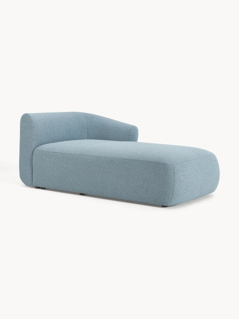 Módulo de canto chaise longue em bouclé Sofia