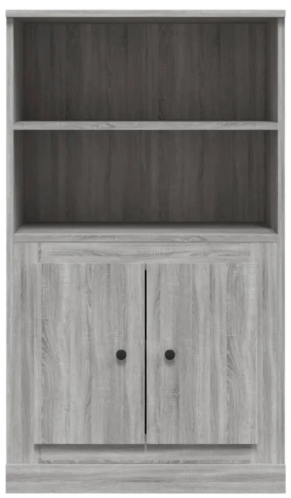 Armário alto derivados de madeira 60x35,5x103,5 cm sonoma cinza