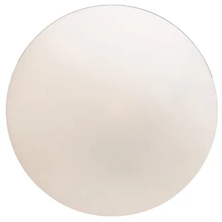 Candeeiro suspenso inteligente escandinavo prateado com vidro opalino 50cm incl. WiFi A60 - Ball 50