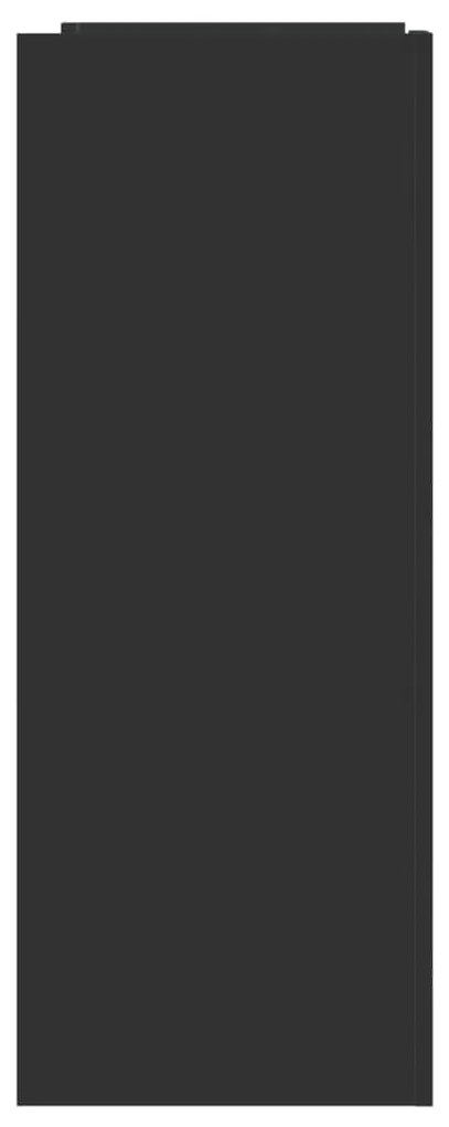 Mesa consola 100x35x90 cm derivados de madeira preto