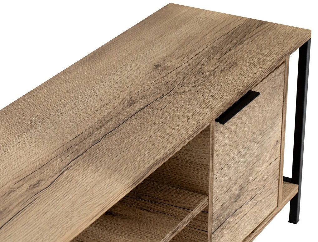 Móvel TV Bond – Preto Feltro – 120x48x35 cm