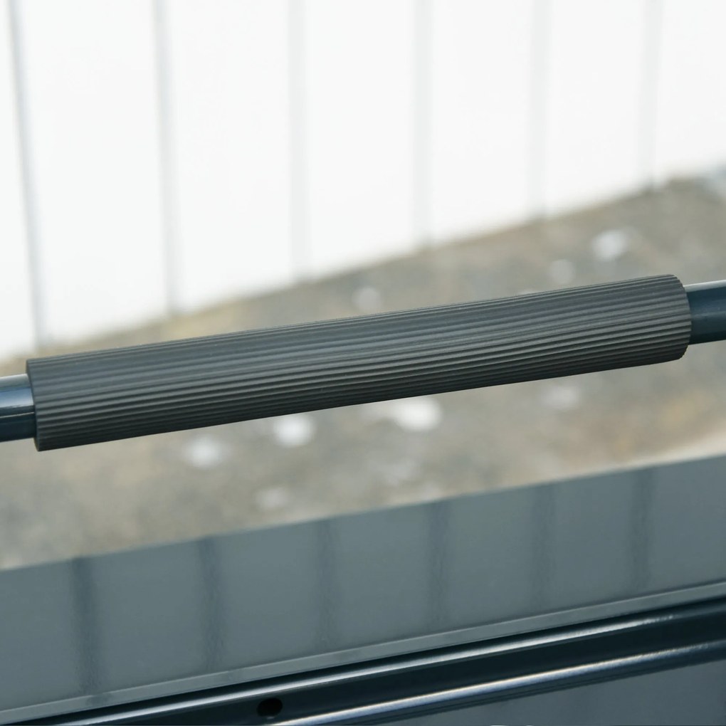 Caixa de Ferramentas portátil Dobrável de Aço com 5 compartimentos com