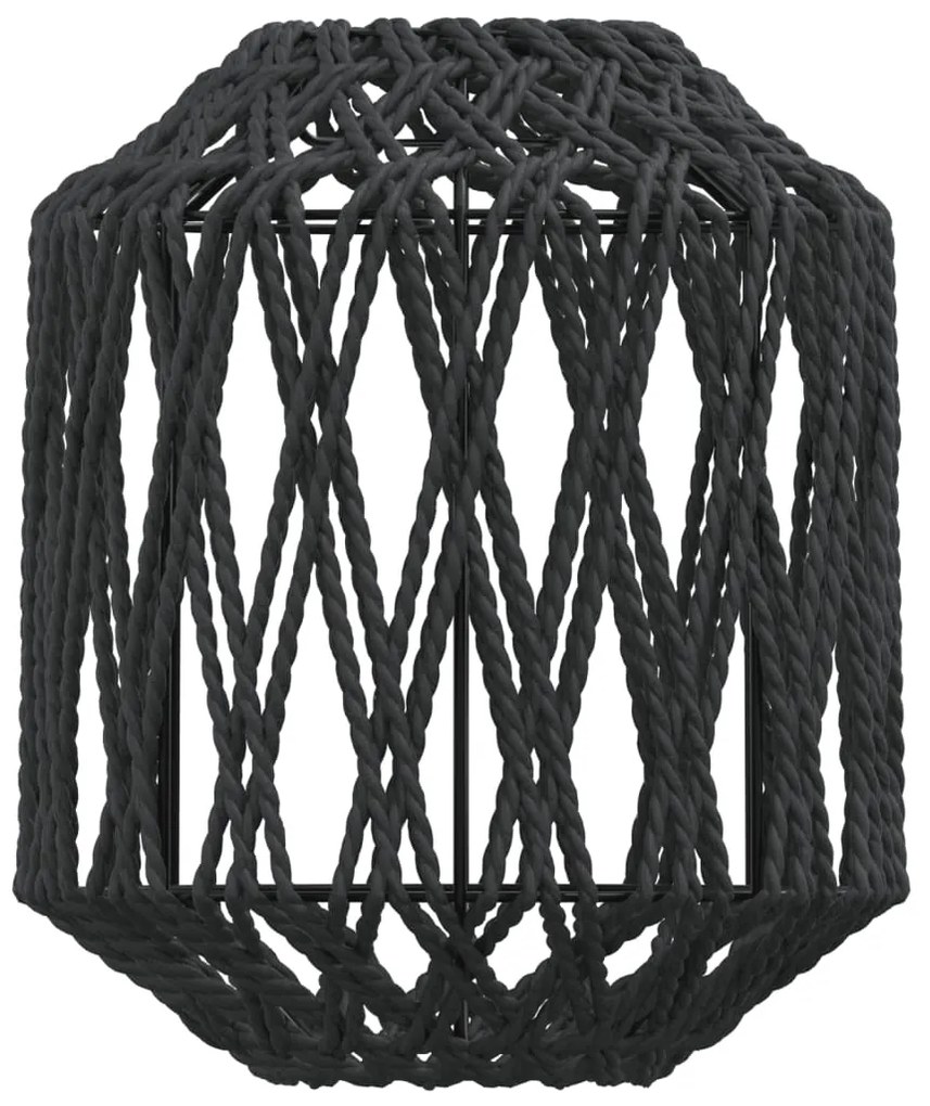 Abajur de candeeiro Ø23x28 cm ferro e papel
