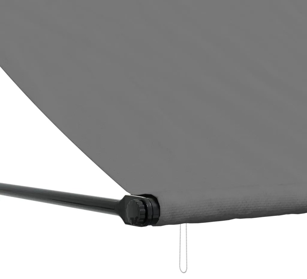 Toldo retrátil 200x150 cm tecido e aço antracite