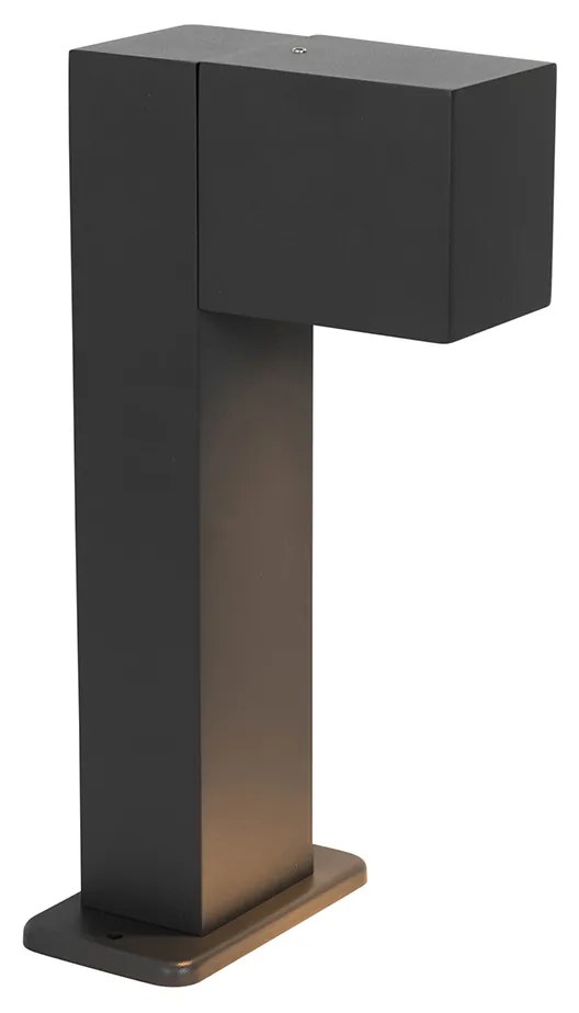 Candeeiro de pé industrial para exterior cinzento escuro 30 cm IP44 - Baleno Moderno,Industrial