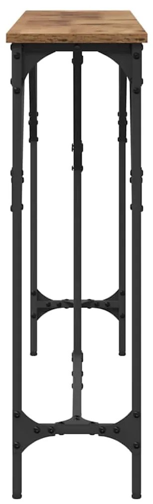 Mesa de Consola Madeira Antiga 140x23x75 cm Madeira Engenharia