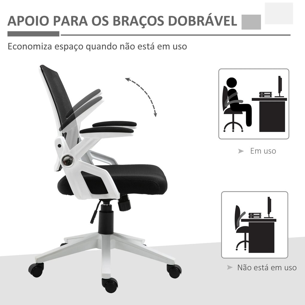 Vinsetto Cadeira de Escritório Ergonômica Cadeira de Escritório Bascul