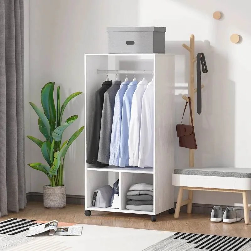 Roupeiro Abert Branco - Design Nórdico