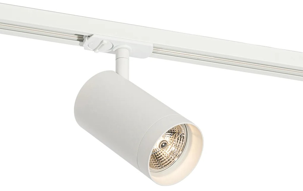 Foco moderno branco para sistema de trilho monofásico 70mm - Iconic Jeana Luxe Moderno