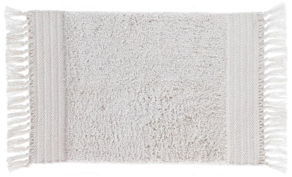Kave Home - Tapete de casa de banho Nilce branco 40 x 60 cm