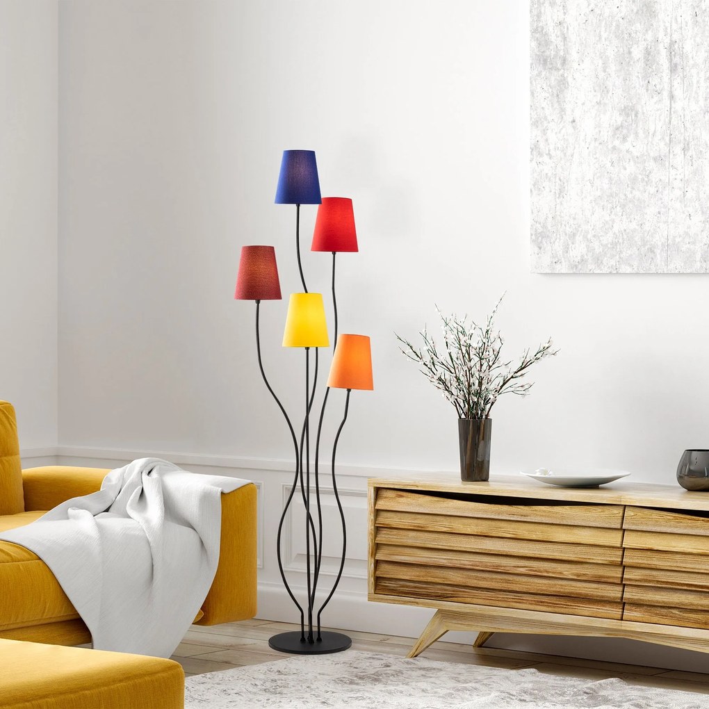 Candeeiro de Pé Bonibon – Multicolor – 44 x 44 x 160 cm