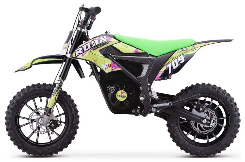 Mini moto elétrica para crianças MINICROSS 709 550W Verde