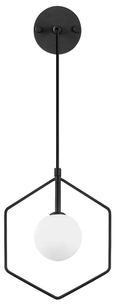 Aplique Geometri – Preto e Branco – 22 x 15 cm