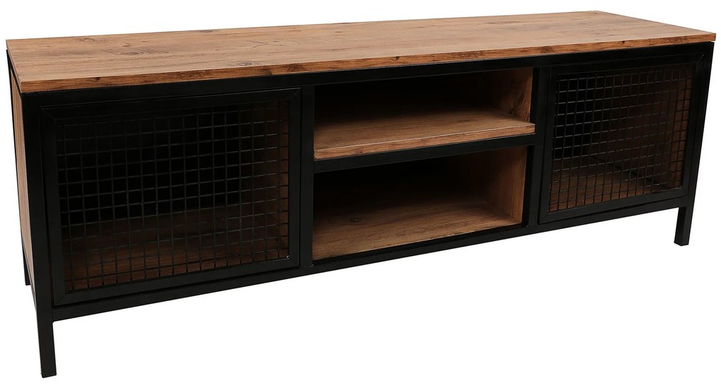 Móvel TV Zeno – Pinheiro Preto – 150 cm x 47 cm x 40 cm