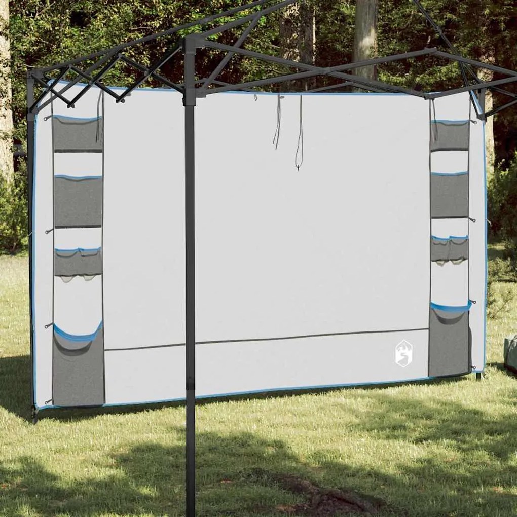 vidaXL Organizador de Tenda Suspenso Cinza e Azul 320 x 182 cm oxford