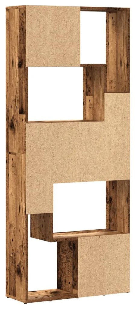 Estante 67x24x161 cm derivados de madeira madeira velha