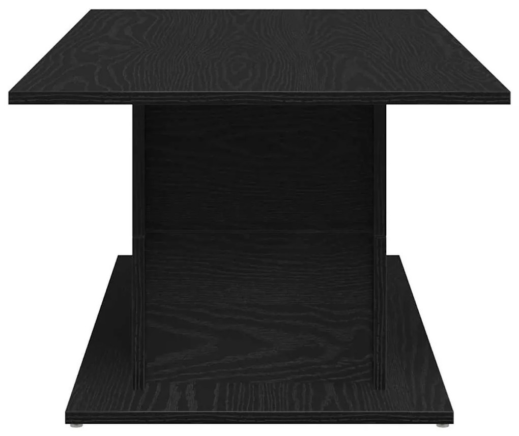 Mesa de Centro vidaXL Preto Carvalho 102x55,5x40 cm em Madeira de Enge