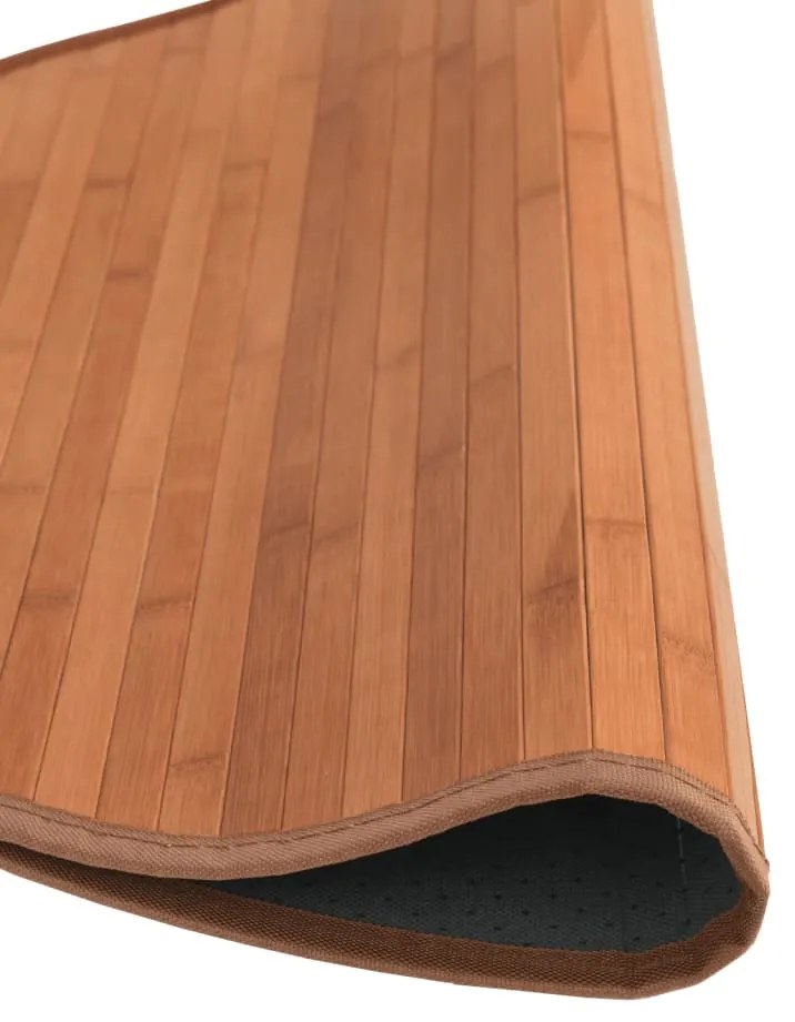 Tapete redondo 60 cm bambu castanho